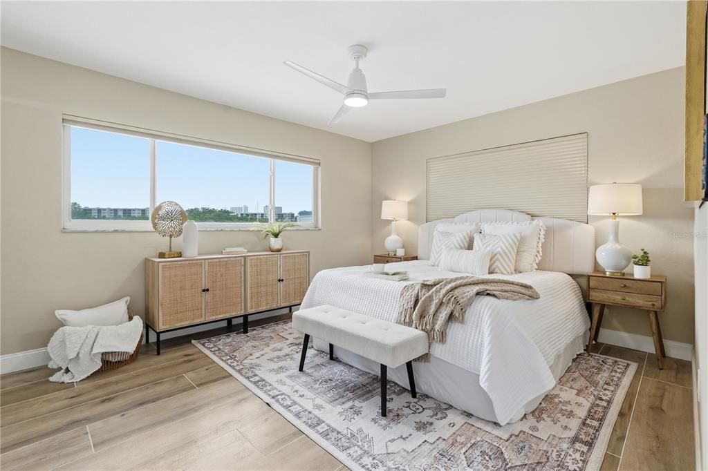 Bedroom, Interior, Wood Texture Flooring