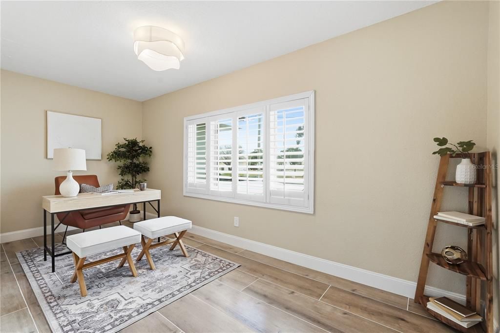 Home Office, Interior, Wood Texture Flooring