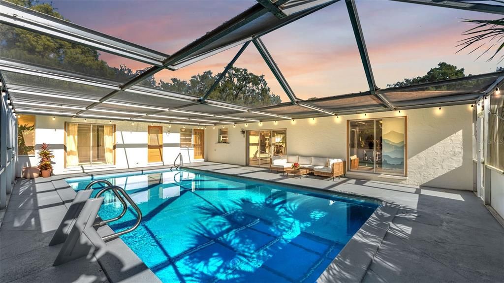 Glass Ceilings, Interior, Pool, Sun Room