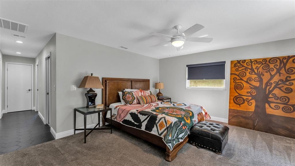 Bedroom, Interior, Recessed Lighting