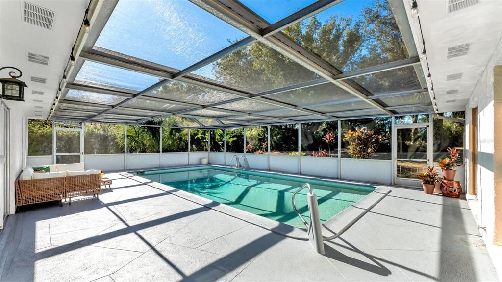 Glass Ceilings, Interior, Pool, Sun Room