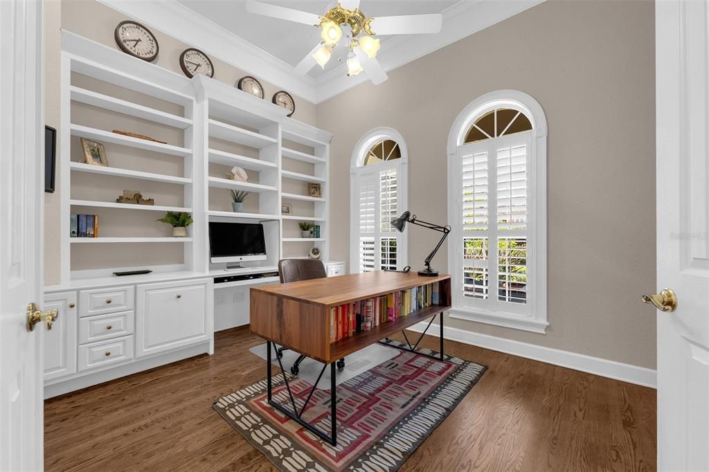 Home Office, Interior, Wood Texture Flooring