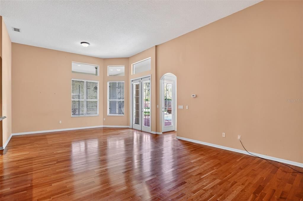 Empty room, Interior, Wood Texture Flooring