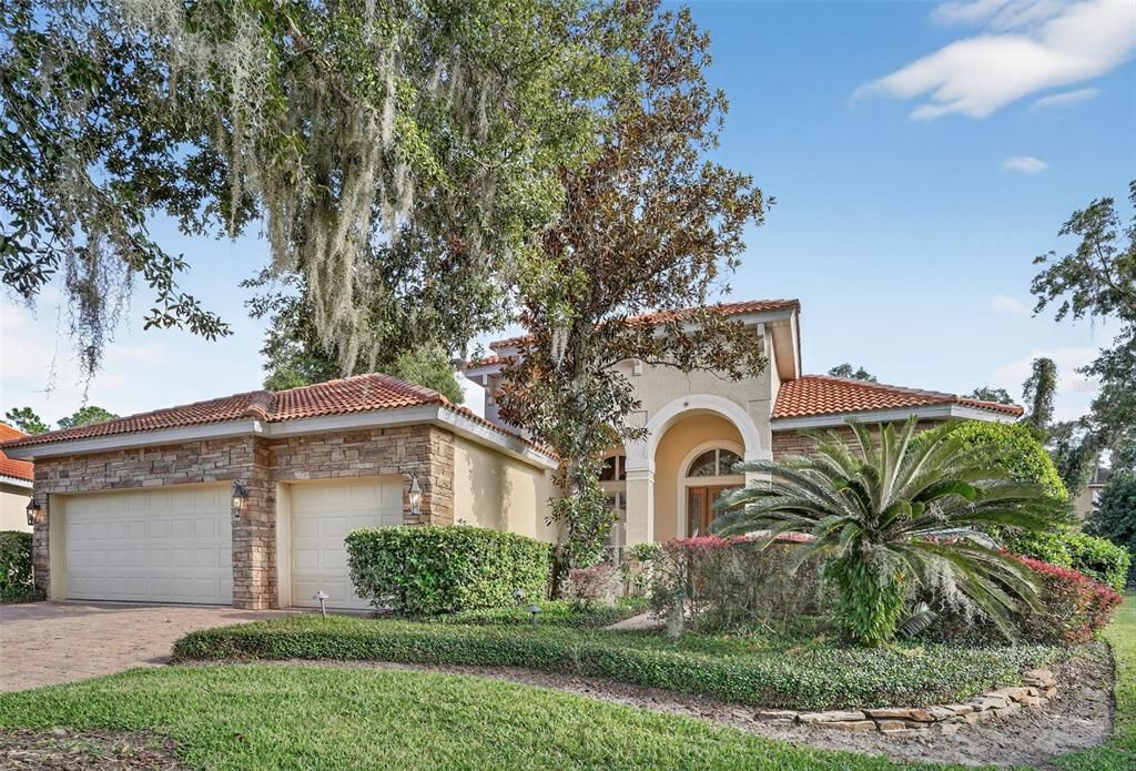 Attached, Backyard, Exterior, Facade, Mediterranean