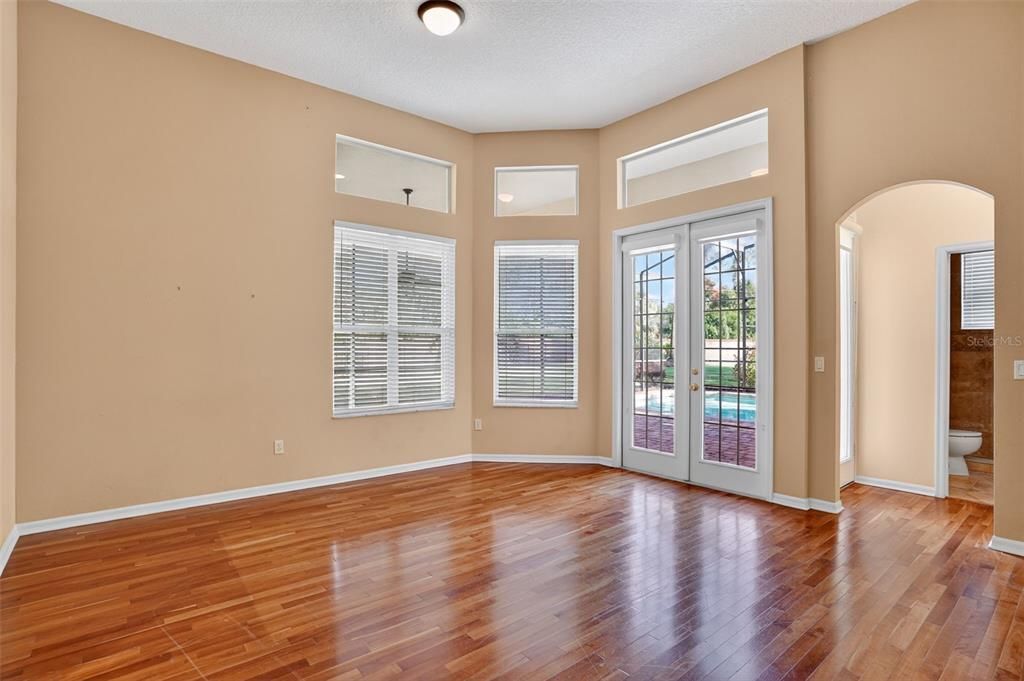 Empty room, Interior, Wood Texture Flooring