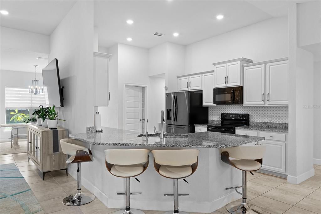 Interior, Kitchen, Pendant Lights, Recessed Lighting
