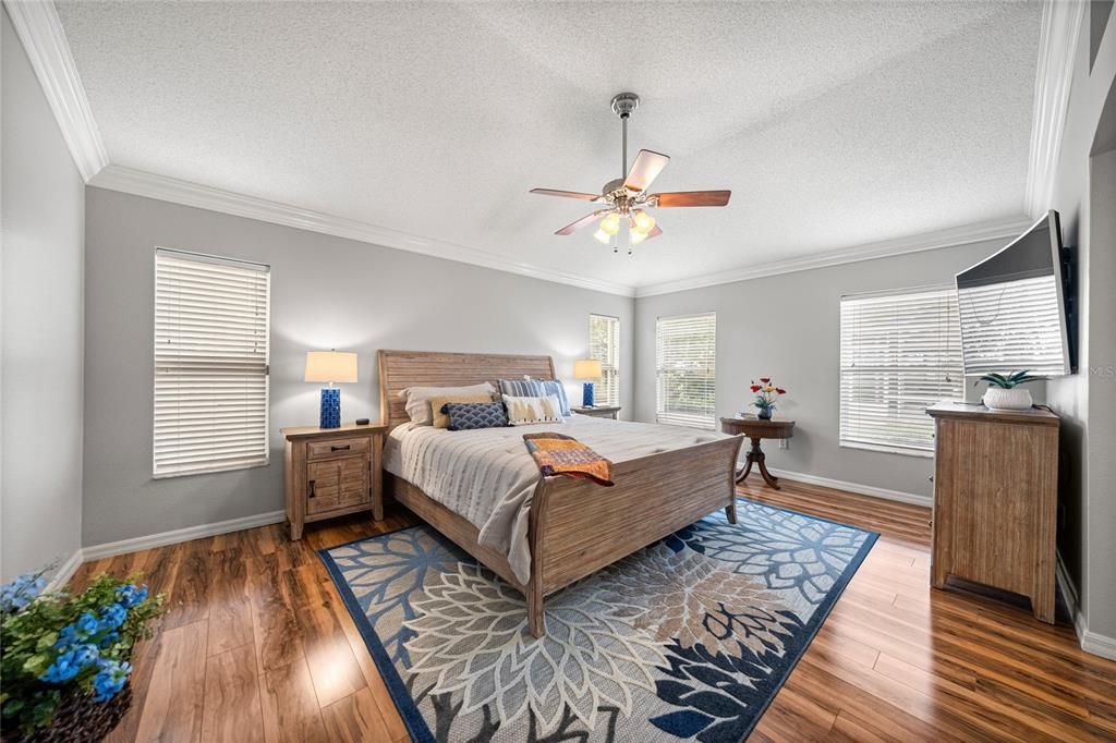 Bedroom, Interior, Wood Texture Flooring