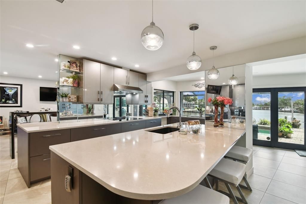 Interior, Kitchen, Pendant Lights, Recessed Lighting