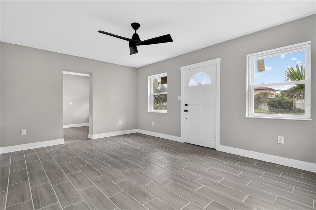 Empty room, Interior, Wood Texture Flooring