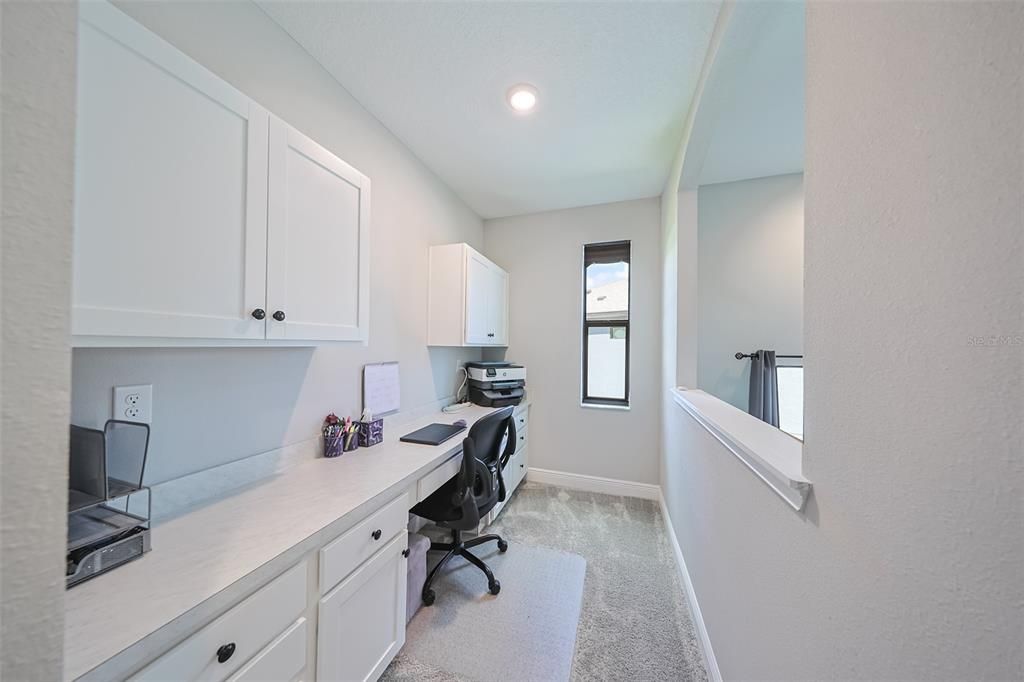 Home Office, Interior, Recessed Lighting