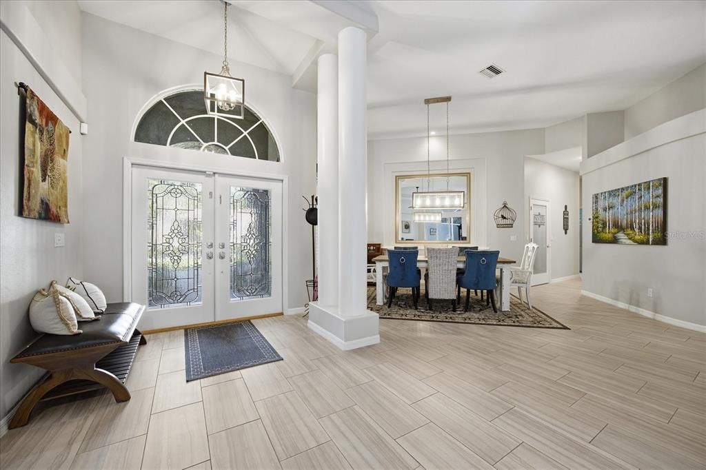 Dining room, Interior, Pendant Lights