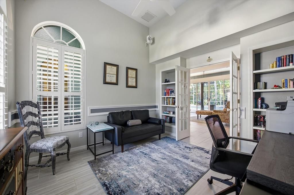 Home Office, Interior, Wood Texture Flooring