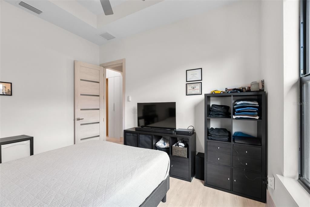 Bedroom, Interior, Wood Texture Flooring