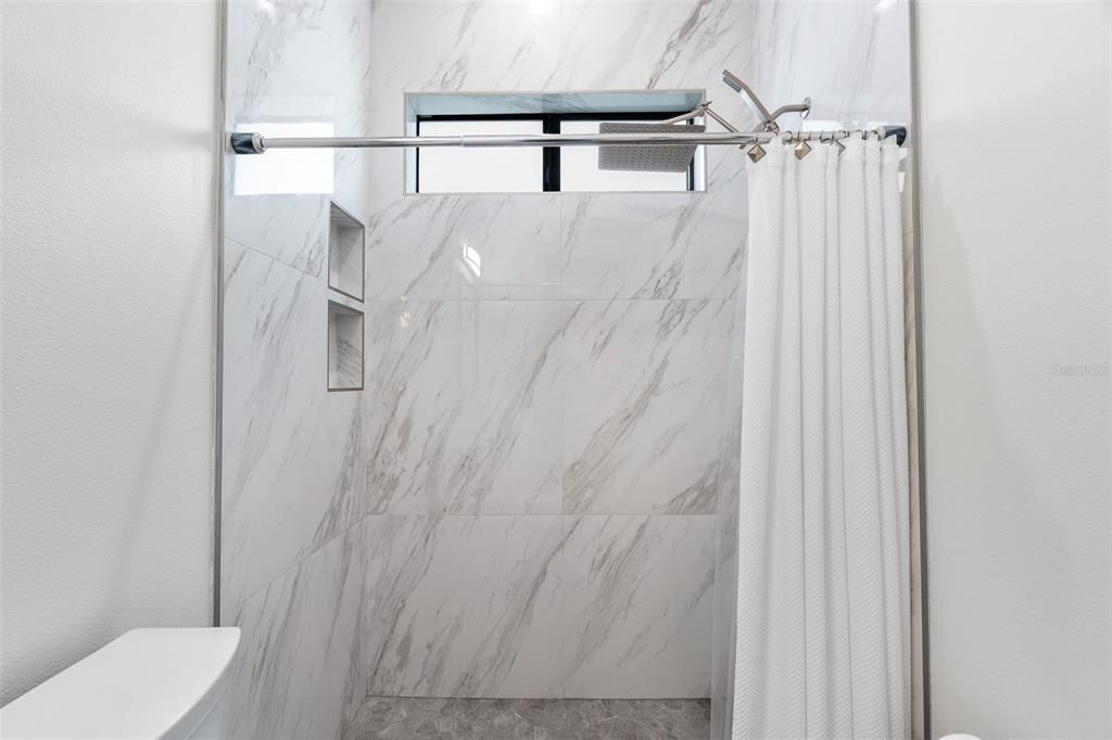 Bathroom, Interior, Marble Walls