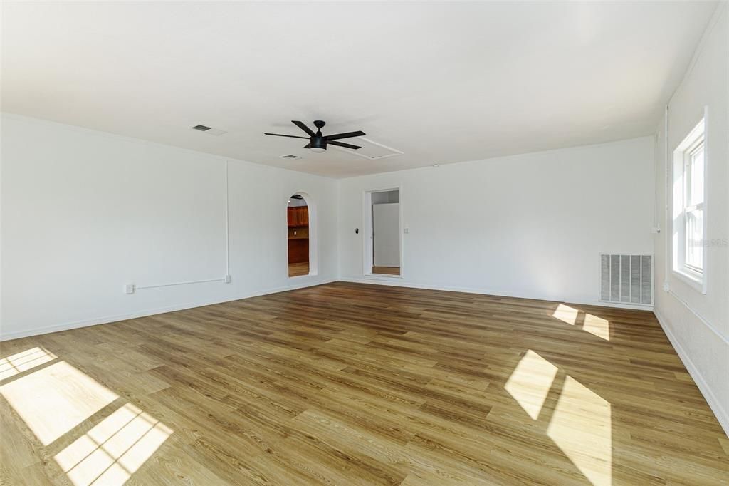 Empty room, Interior, Wood Texture Flooring