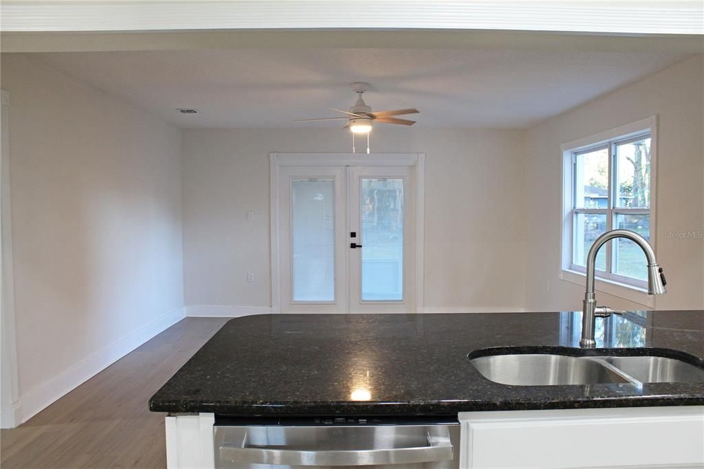 Interior, Kitchen, Wood Texture Flooring