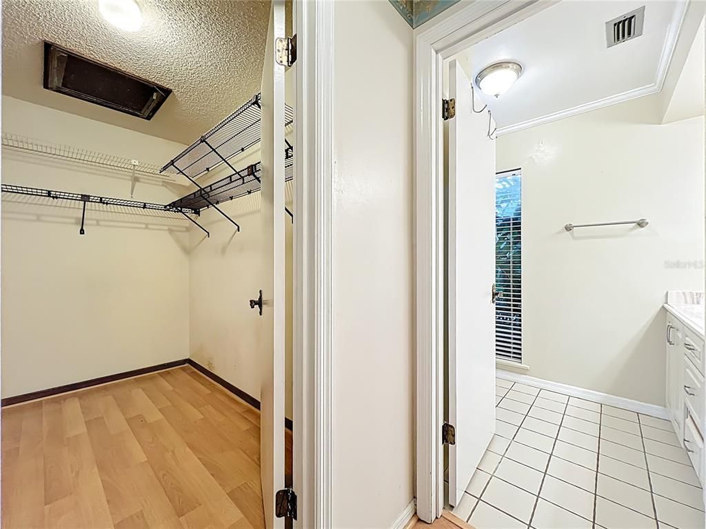Interior, Walk-in Closets, Wood Texture Flooring
