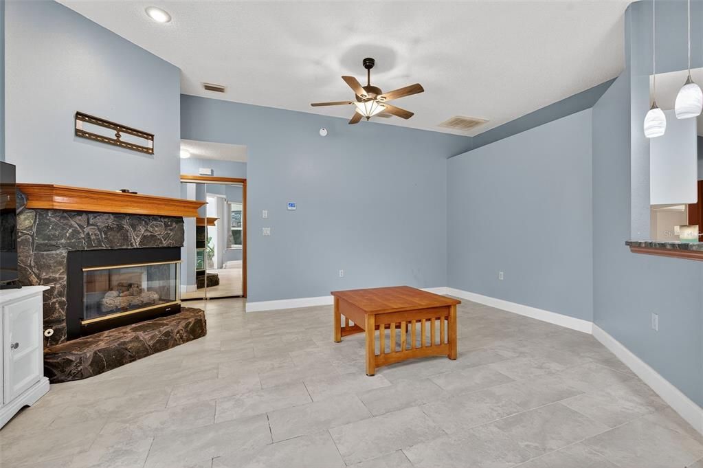 Fireplace, Interior, Pendant Lights, Recessed Lighting