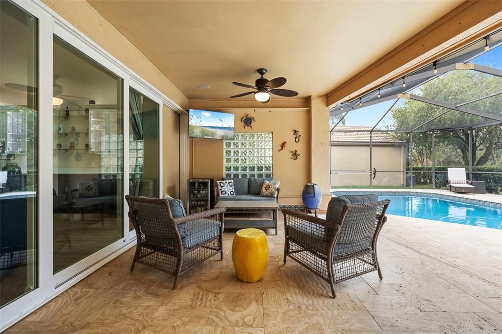 Glass Ceilings, Interior, Living room, Pool, Sun Room