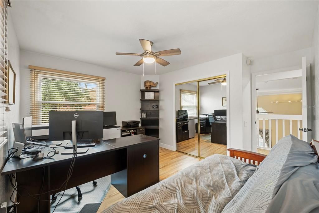 Home Office, Interior, Wood Texture Flooring