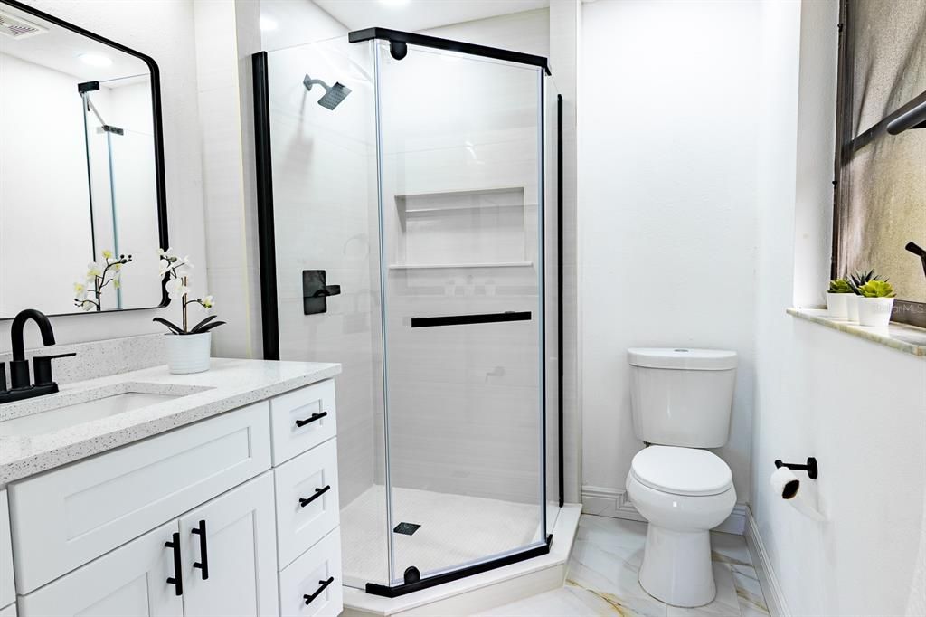 Bathroom, Glass Shower, Interior