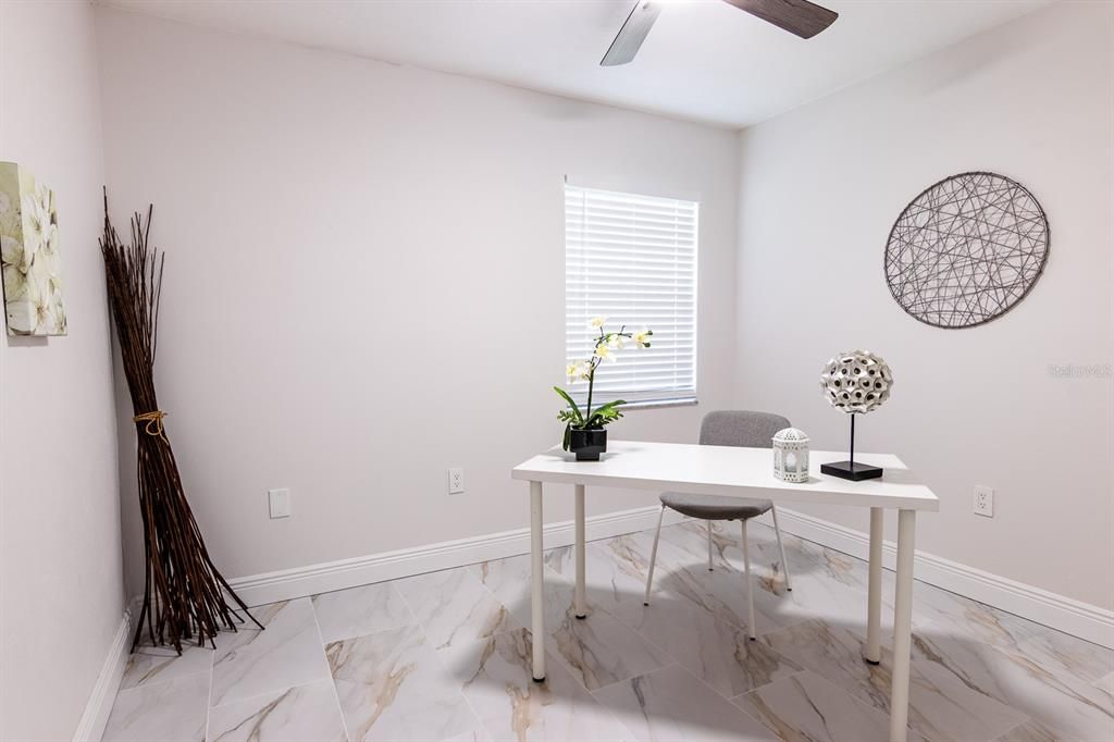 Home Office, Interior, Marble