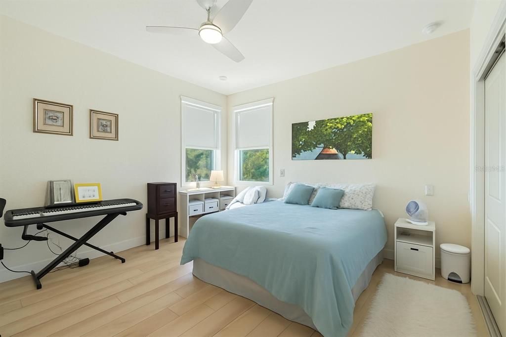 Bedroom, Interior, Wood Texture Flooring