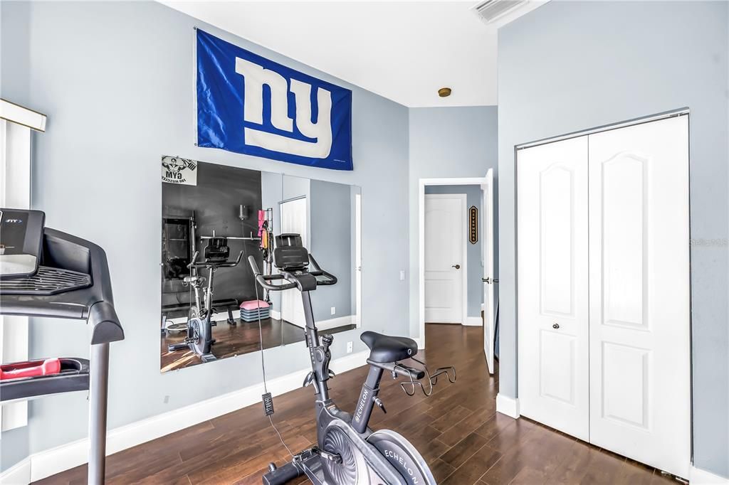 Fitness Equipment, Interior, Wood Texture Flooring