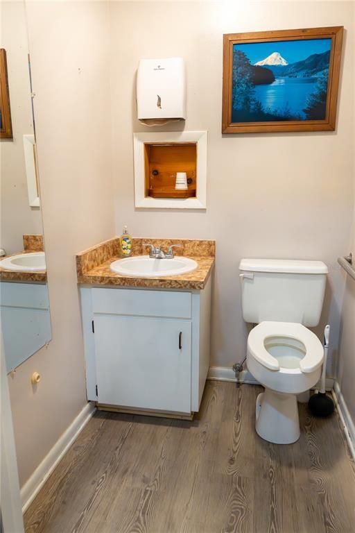 Bathroom, Interior, Wood Texture Flooring