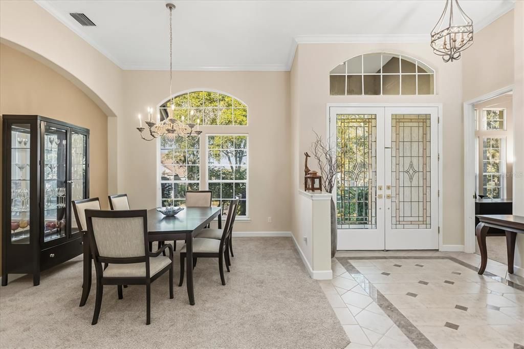 Chandelier, Dining room, Interior
