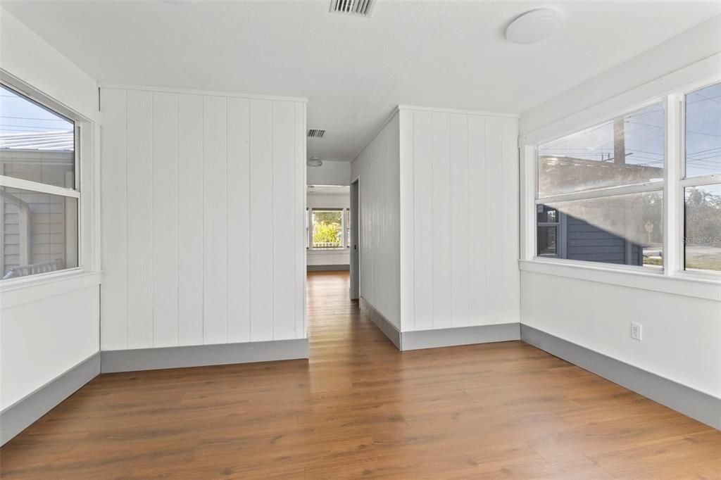 Empty room, Interior, Wood Texture Flooring