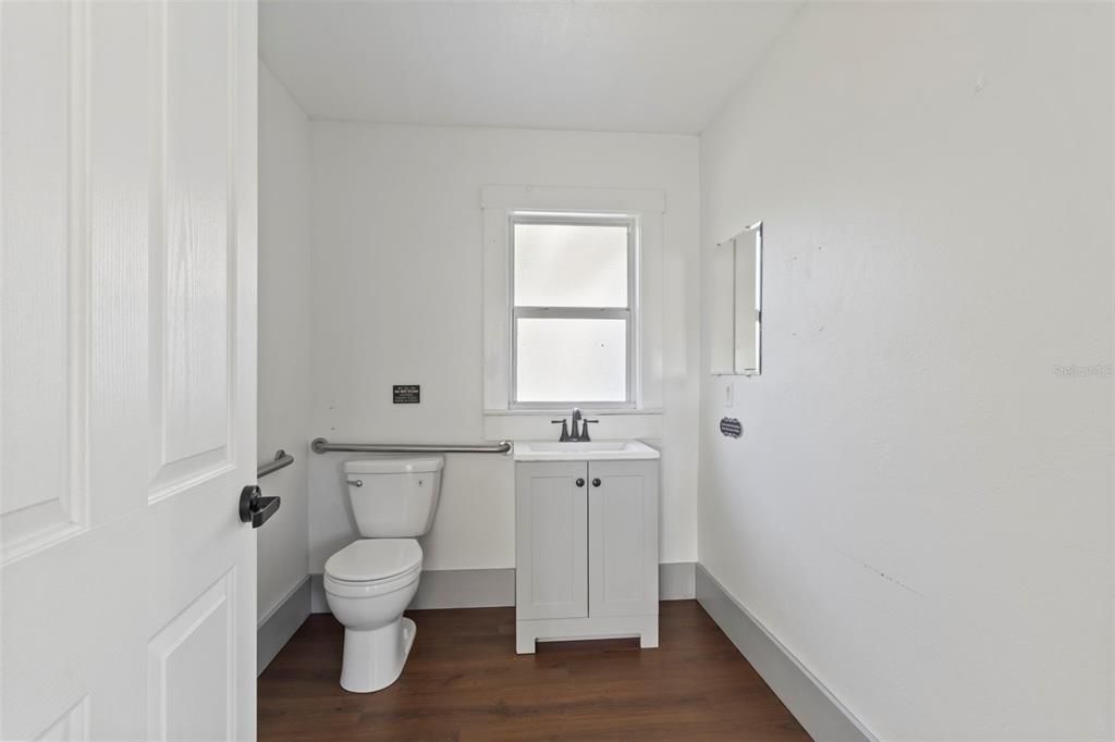 Bathroom, Interior, Wood Texture Flooring