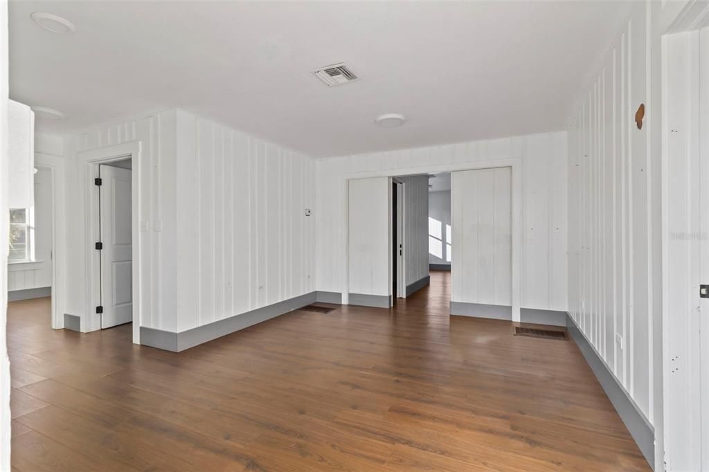 Empty room, Interior, Wood Texture Flooring