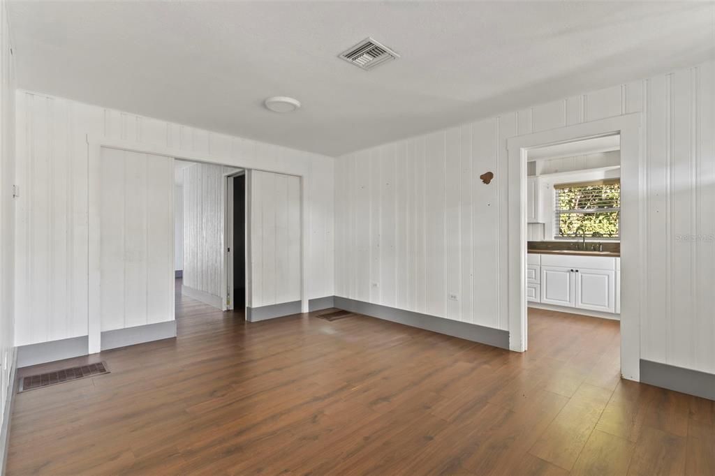 Empty room, Interior, Wood Texture Flooring
