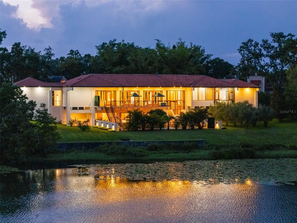 Backyard, Exterior, Facade, Mediterranean