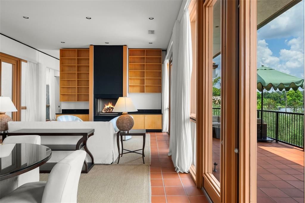 Fireplace, Interior, Recessed Lighting