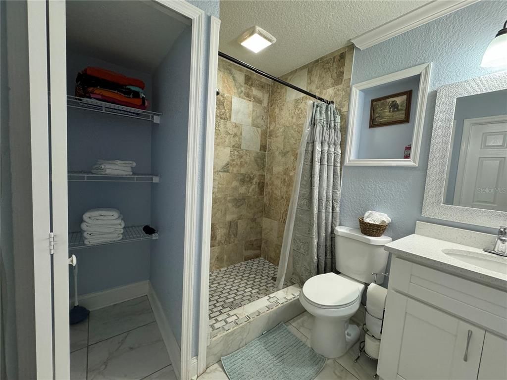 Bathroom, Glass Shower, Interior, Marble