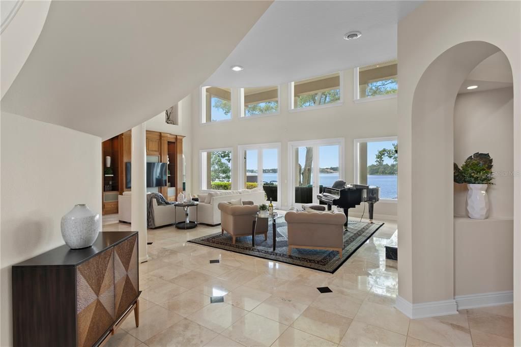 Interior, Living room, Recessed Lighting, Water