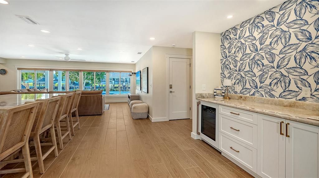 Interior, Recessed Lighting, Wood Texture Flooring