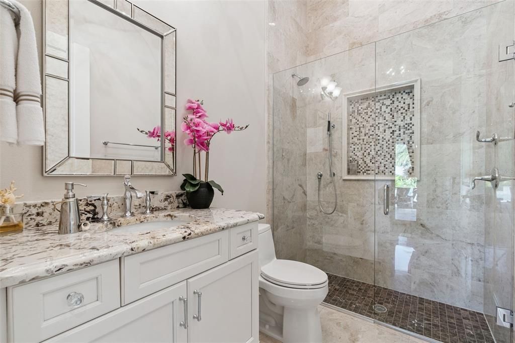 Bathroom, Glass Shower, Interior