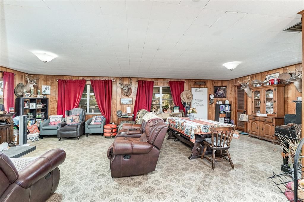 Dining room, Interior, Living room, Wooden Walls
