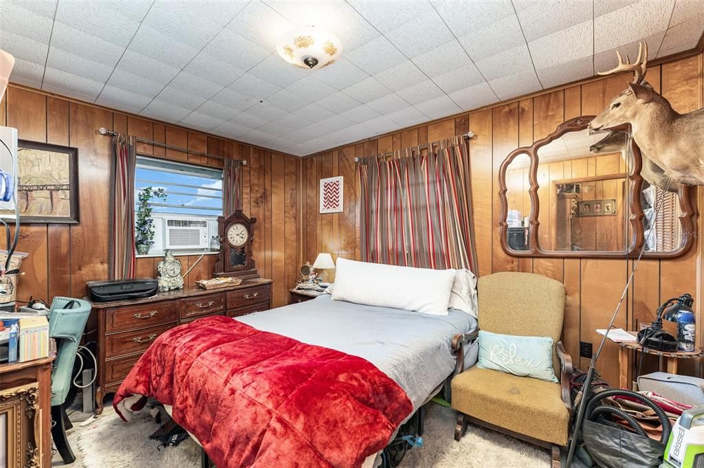 Bedroom, Interior, Wooden Walls