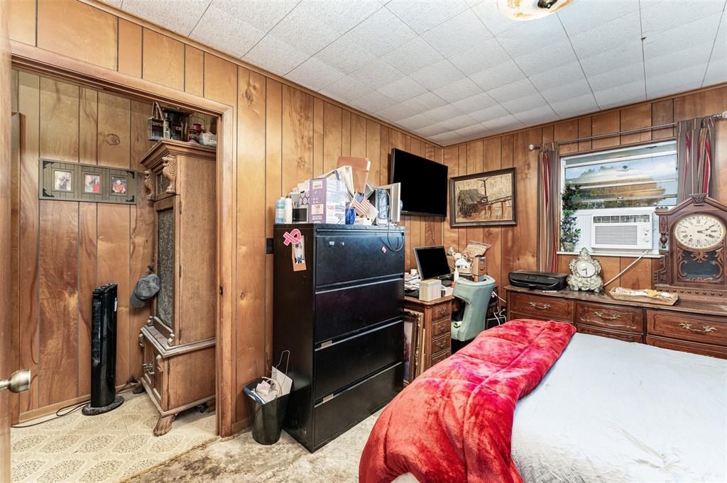 Bedroom, Interior, Wooden Walls