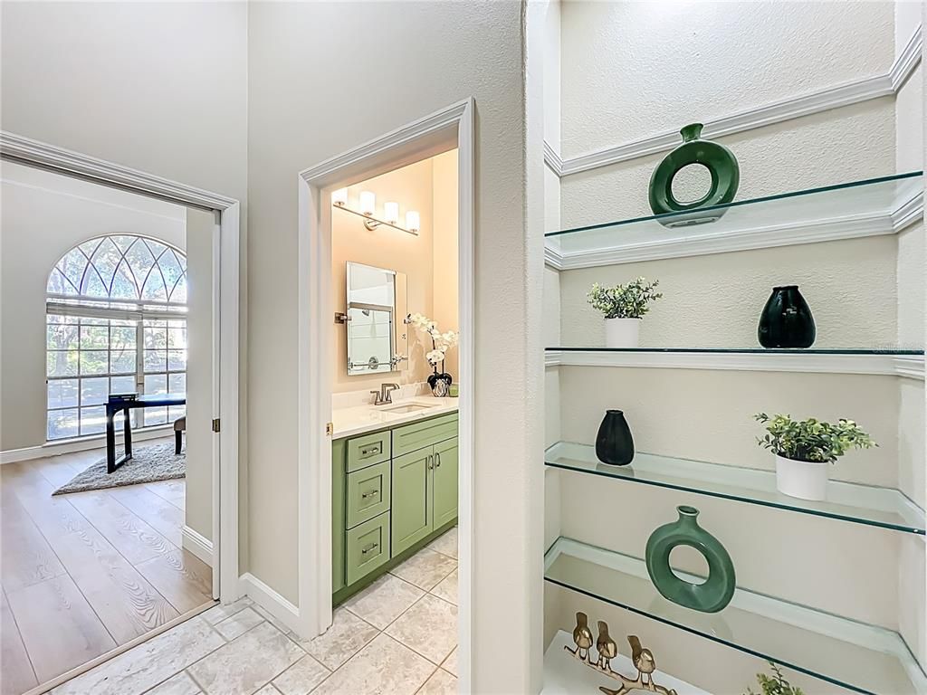 Bathroom, Interior, Wood Texture Flooring
