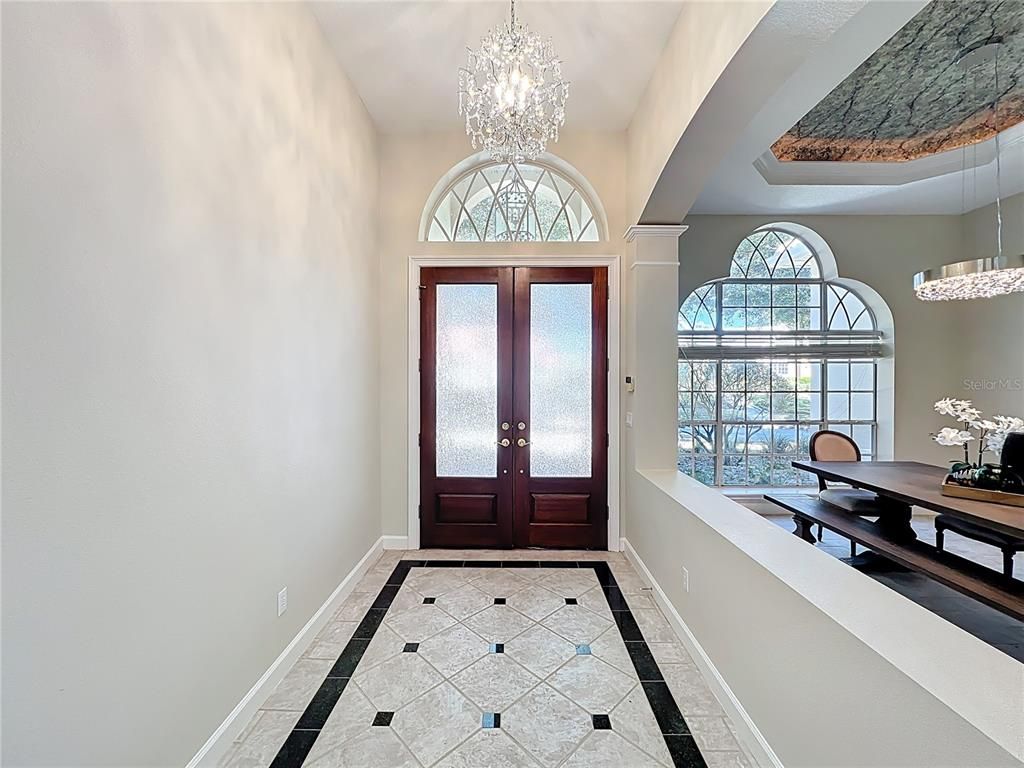 Chandelier, Dining room, Interior