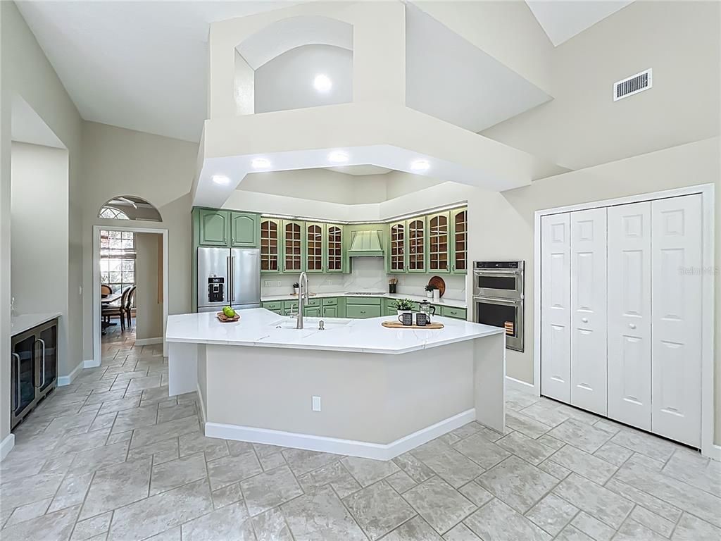 Interior, Kitchen, Recessed Lighting, Stainless Steel Appliances