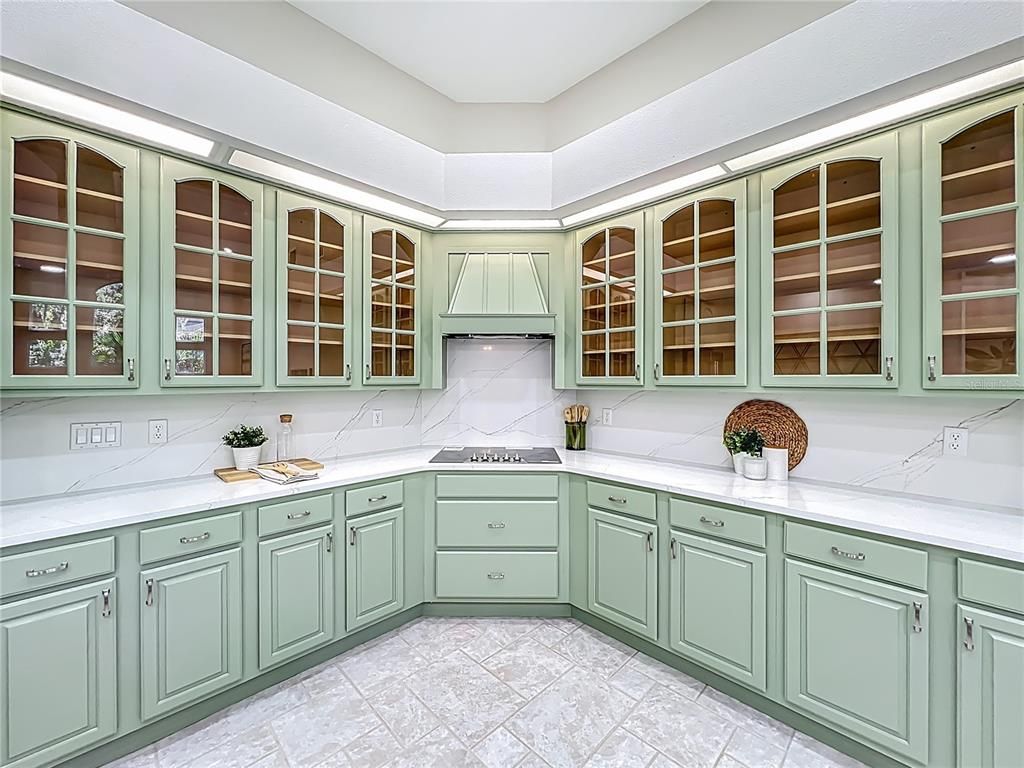 Interior, Kitchen, Marble Walls