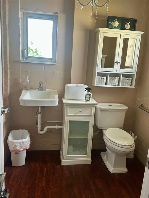 Bathroom, Interior, Wood Texture Flooring