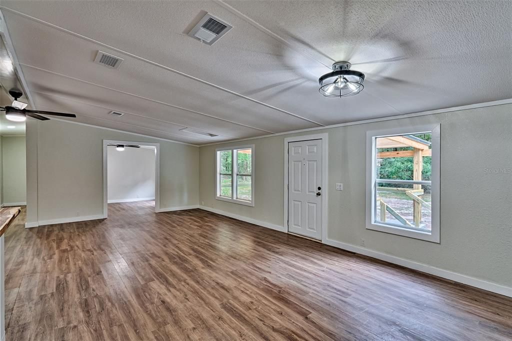 Empty room, Interior, Wood Texture Flooring