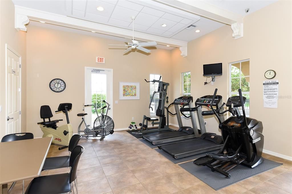 Fitness Equipment, Interior, Recessed Lighting
